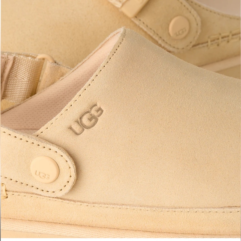 UGG GOLDENSTAR CLOGS PALE BUTTERNUT SIZE 8 NEW - Picture 3 of 10